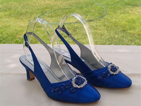 wide width royal blue shoes